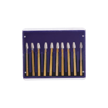 Dental Carbide Burs FG 7406 Egg Shaped Trimming & Finishing 10pcs/Box - azdentall.com