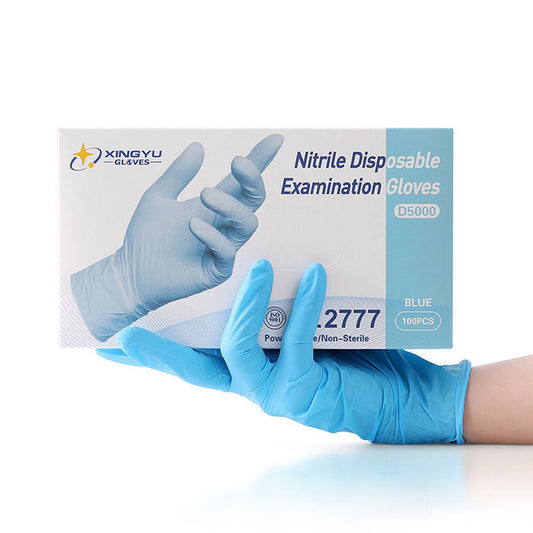 Disposable Nitrile Exam Gloves Blue Powder & Latex Free 4 Mil M/L/XL 100pcs/Box - azdentall.com