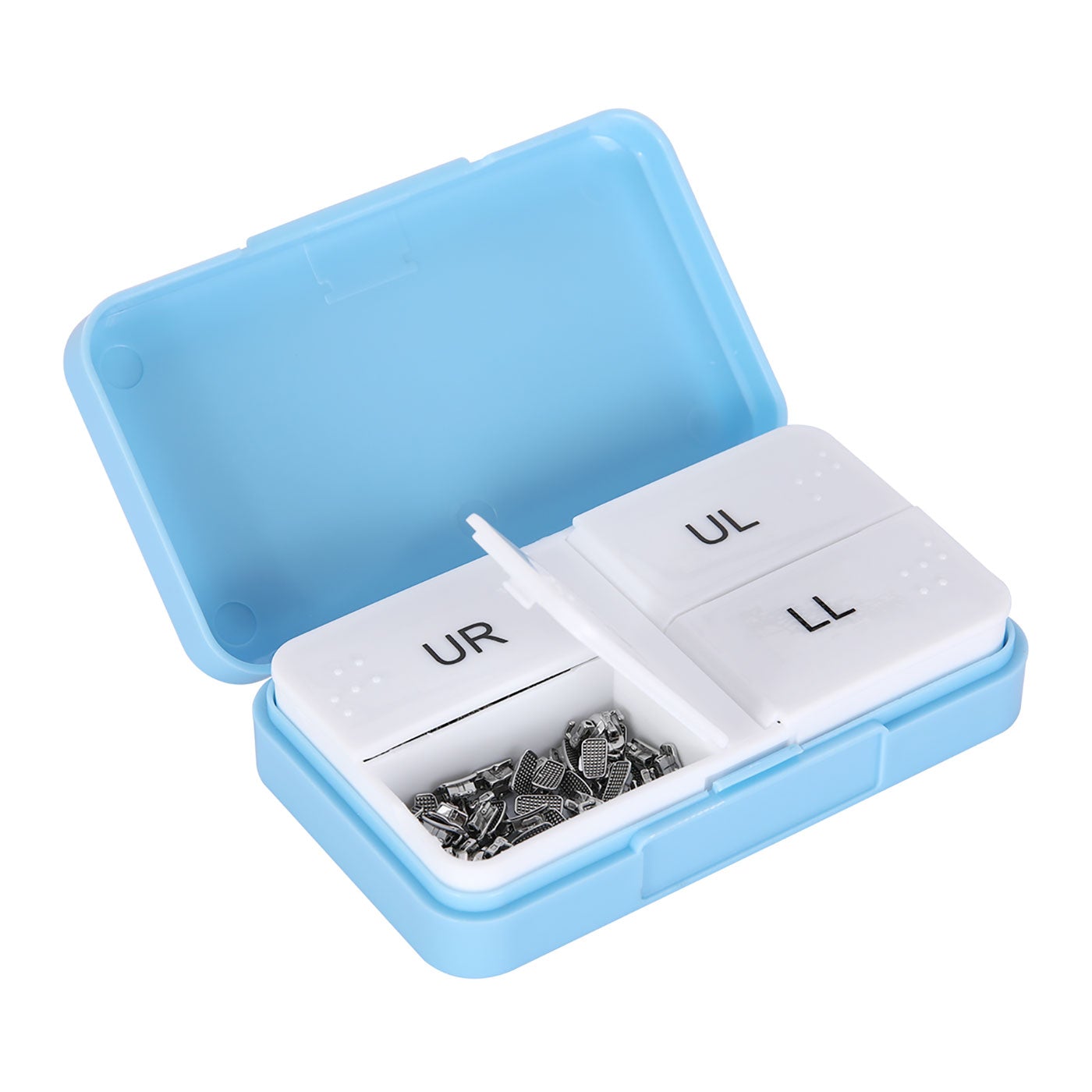 AZDENT Dental Orthodontic Buccal Tube 1st Molar Bondable MIM Monoblock Non-Convertible MBT 0.022 50Sets/Box - azdentall.com