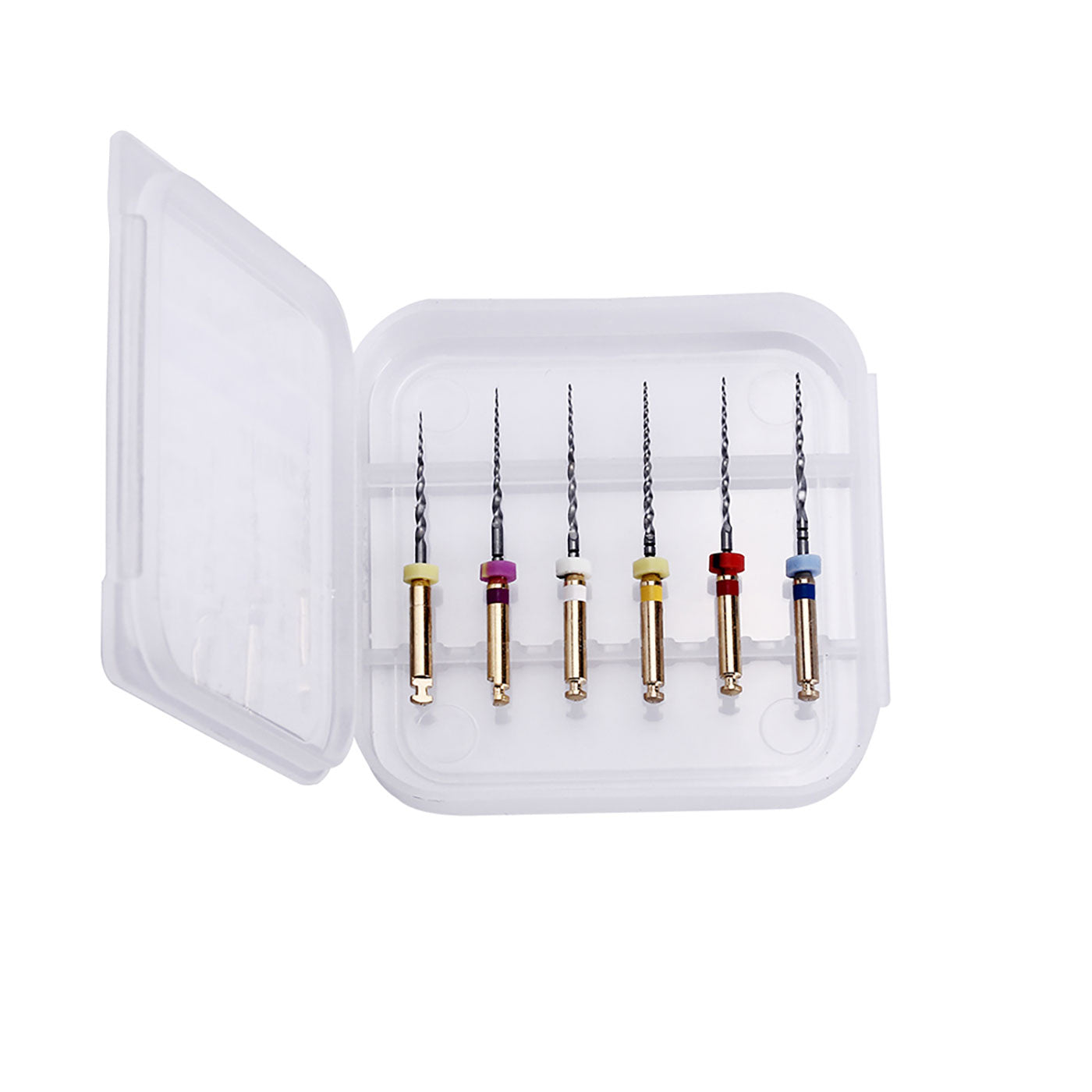 AZDENT Dental NiTi Protaper Rotary Engine Files 21mm Assorted SX-F3 6pcs/Pk-azdentall.com