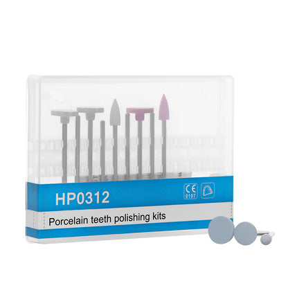 Dental Porcelain Teeth Polishing Kits HP 0312 for Low Speed Handpiece 12pcs/Kit