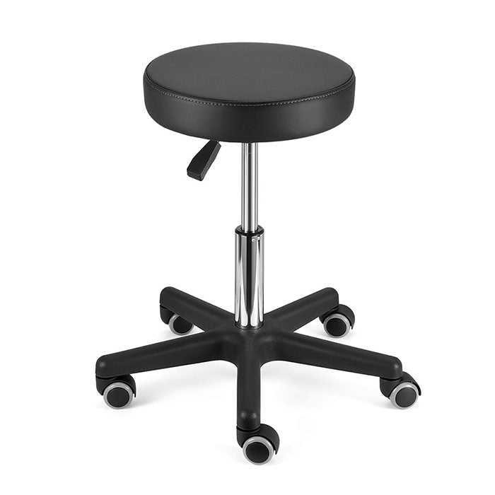 Dental Mobile Stool Soft Adjustable Height Hydraulic Stool 360-Degree Fully Swivel - azdentall.com