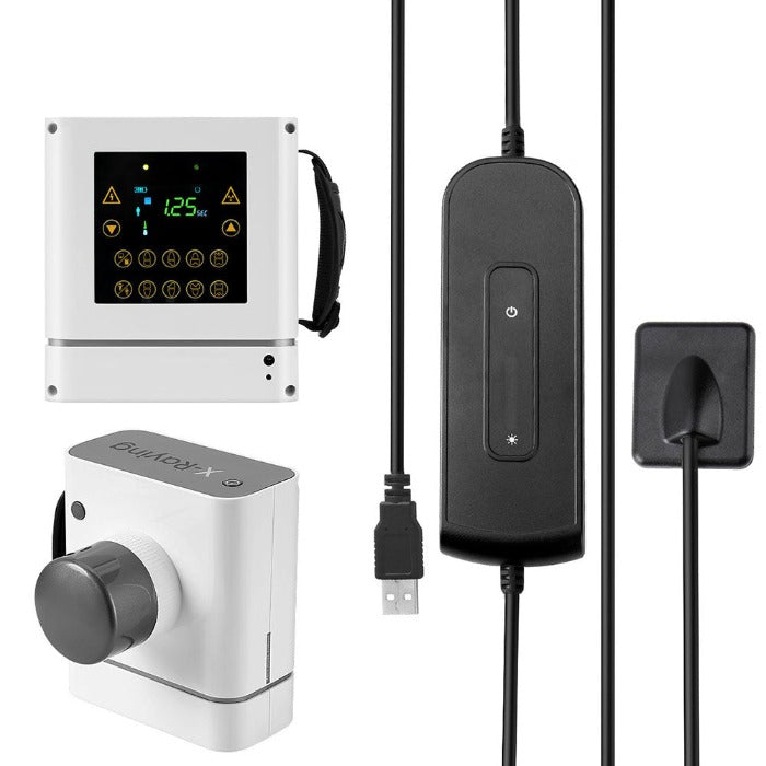 Portable Dental X Ray Machine RAY-200 with X Ray RVG Sensor XVS2530 Software Size 1.5 Kit