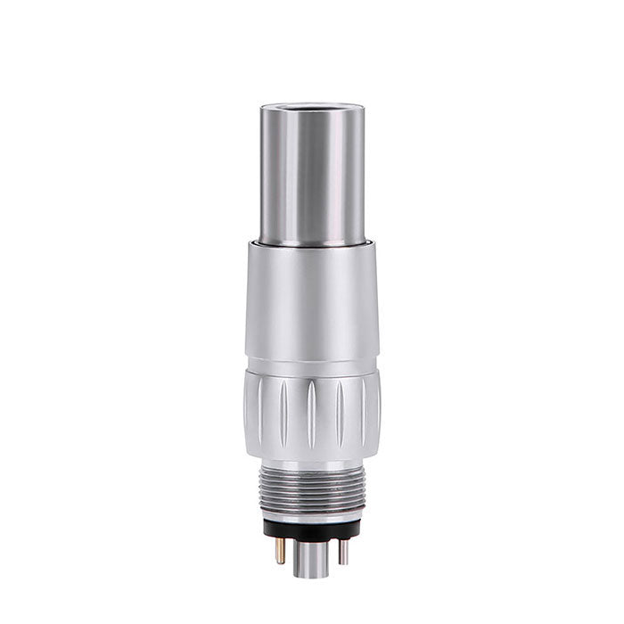 Dental LED Fiber Optic High Speed Handpiece Standard Head Push Button Three Water Spray or 6 Holes Quick Coupler - azdentall.com