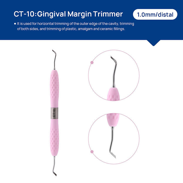 Dental Restoration Instruments Enamel Chisel Set 6 Models - azdentall.com