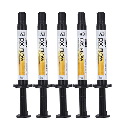 5 PCS Dental Flowable Light Cure Composite Low Flow A3 Syringe - azdentall.com