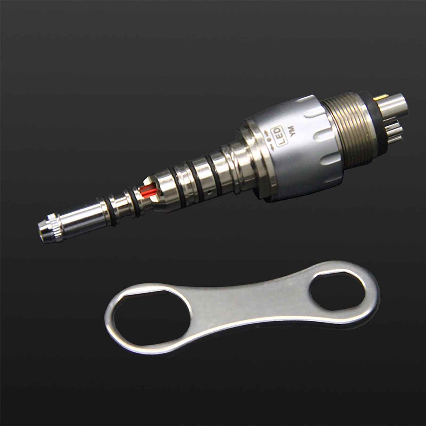 6 Holes AZDENT Quick Coupling For Dental Fiber Optic Handpiece - azdentall.com