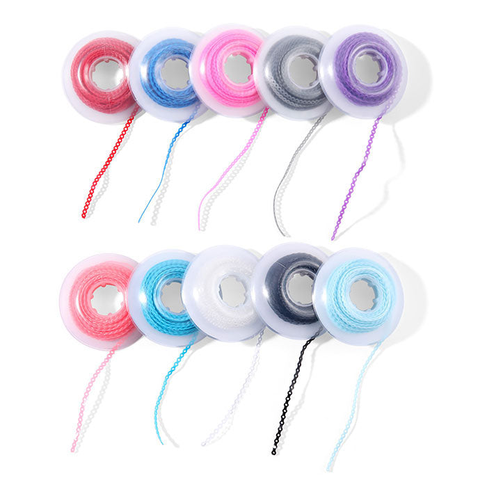 AZDENT Dental Orthodontic Colored Elastic Power Chain 15 Ft/Spool 10 Colors - azdentall.com