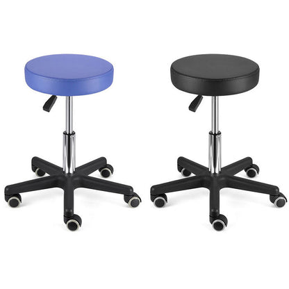 Dental Mobile Stool Soft Adjustable Height Hydraulic Stool 360-Degree Fully Swivel - azdentall.com