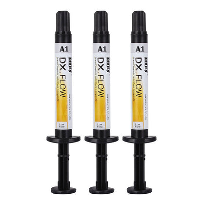 3 PCS Dental Flowable Light Cure Composite Low Flow A1 Syringe - azdentall.com