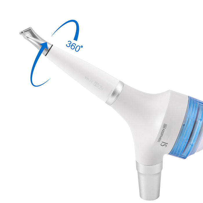 AZDENT Dental Air Polisher Prophy Teeth Whitening A1S Detachable 360° Rotating Handpiece - azdentall.com