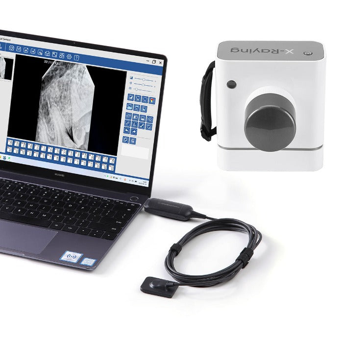 Portable Dental X Ray Machine RAY-200 with X Ray RVG Sensor R1 Kit