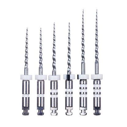 Dental Retreatment Rotary Engine Root Canal NiTi File D1-D3 6pcs/Box-azdentall.com