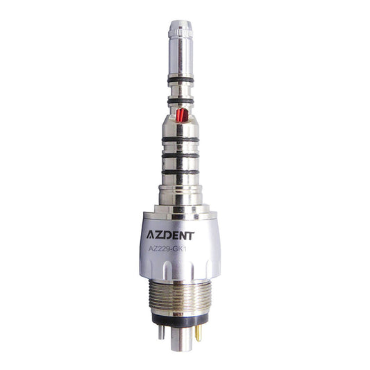 6 Holes AZDENT Quick Coupling For Dental Fiber Optic Handpiece - azdentall.com