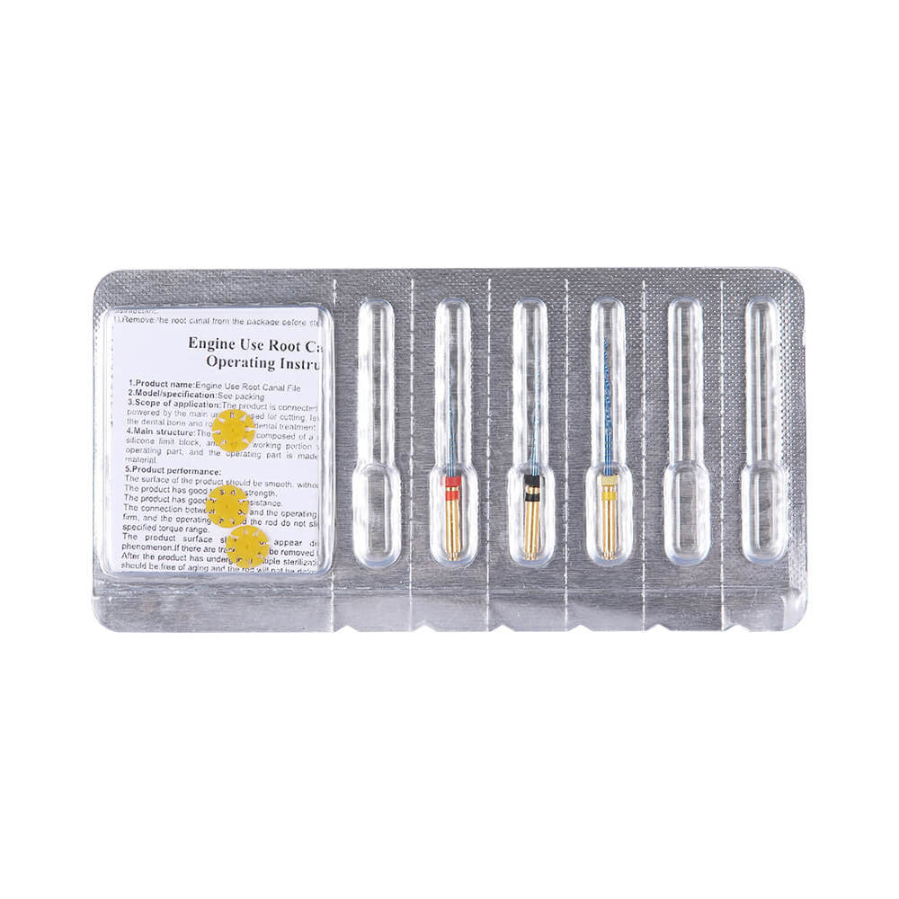 Dental Reciprocating Blue Files Niti Rotary Heat Activated 21mm 3pcs/Pack-azdentall.com