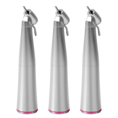 3Pcs Dental 45 Degree Electric Contra Angle Fiber Optic 1:4.2 Increasing Handpiece External Water - azdentall.com