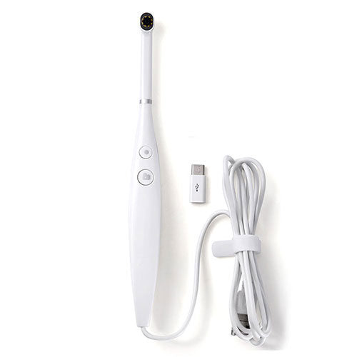 Dental USB Intraoral Camera Oral Endoscope 3 Speed Adjustment/ 8 LED Light/ 2 Interfaces-azdentall.com