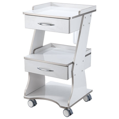 AZDENT Dental Mobile Cart Metal Built-in Socket With Auto-water Bottle Supply System - azdentall.com