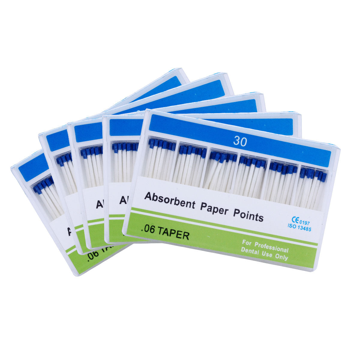 Absorbent Paper Points #15-40 Taper Size 0.06 Color Coded 7 Models 100/Box-azdentall.com