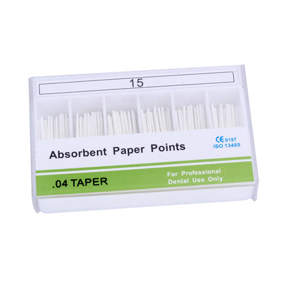 Absorbent Paper Points #15-40 Taper Size 0.04 Color Coded 7 Models 100/Box-azdentall.com