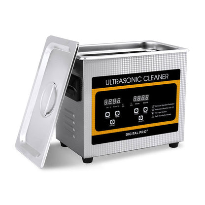 Digital 3.2L Ultrasonic Cleaner Stainless Steel with Heater Timer - azdentall.com