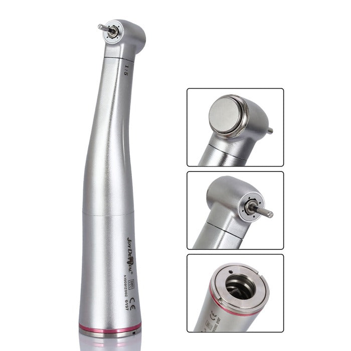 1:5 Increasing Dental Slow Speed Contra Angle Handpiece, Internal Four Way Spray, Push Button - azdentall.com