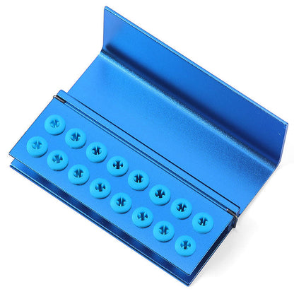 Dental Burs Holder Block 16 Holes with Silicon Cover FG RA Autoclavable - azdentall.com