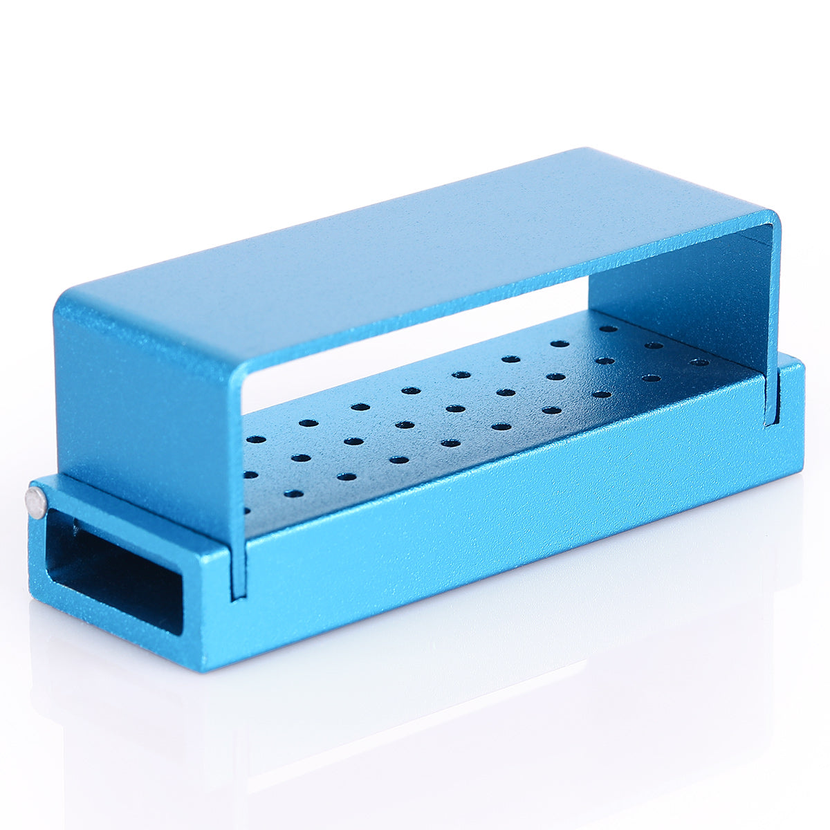 Dental Burs Drill Disinfection Block High Speed Handpiece Holder Blue 30 Holes-azdentall,com