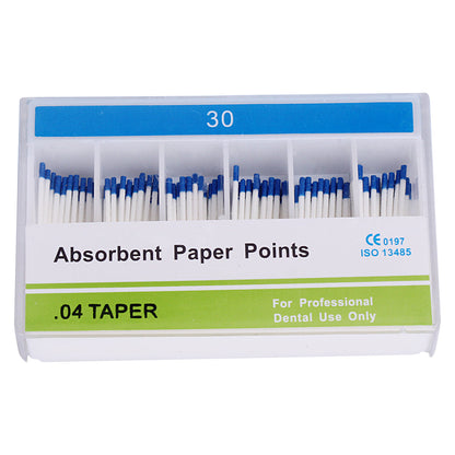 Absorbent Paper Points #15-40 Taper Size 0.04 Color Coded 7 Models 100/Box-azdentall.com