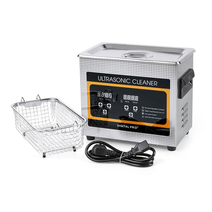 Digital 3.2L Ultrasonic Cleaner Stainless Steel with Heater Timer - azdentall.com