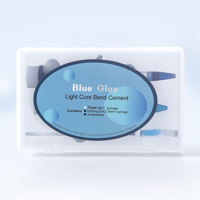 Dental Orthodontic Adhesive Light Cure Blue Glue Kit-azdentall.com