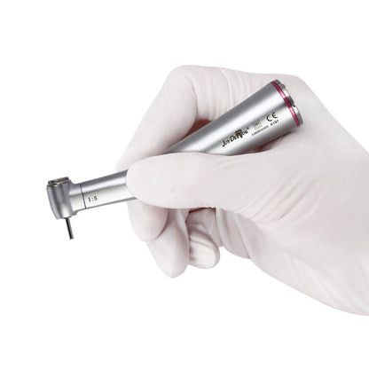 1:5 Increasing Dental Slow Speed Contra Angle Handpiece, Internal Four Way Spray, Push Button - azdentall.com