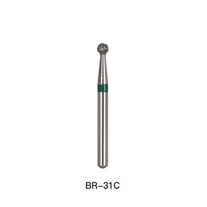 AZDENT Diamond Bur FG BR 31C Round 5pcs/Pack-azdentall.com