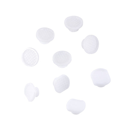 AZDENT Dental Lingual Button Bondable Composite Ceramic Round/Rectangular Base, 10pcs/Bag - azdentall.com