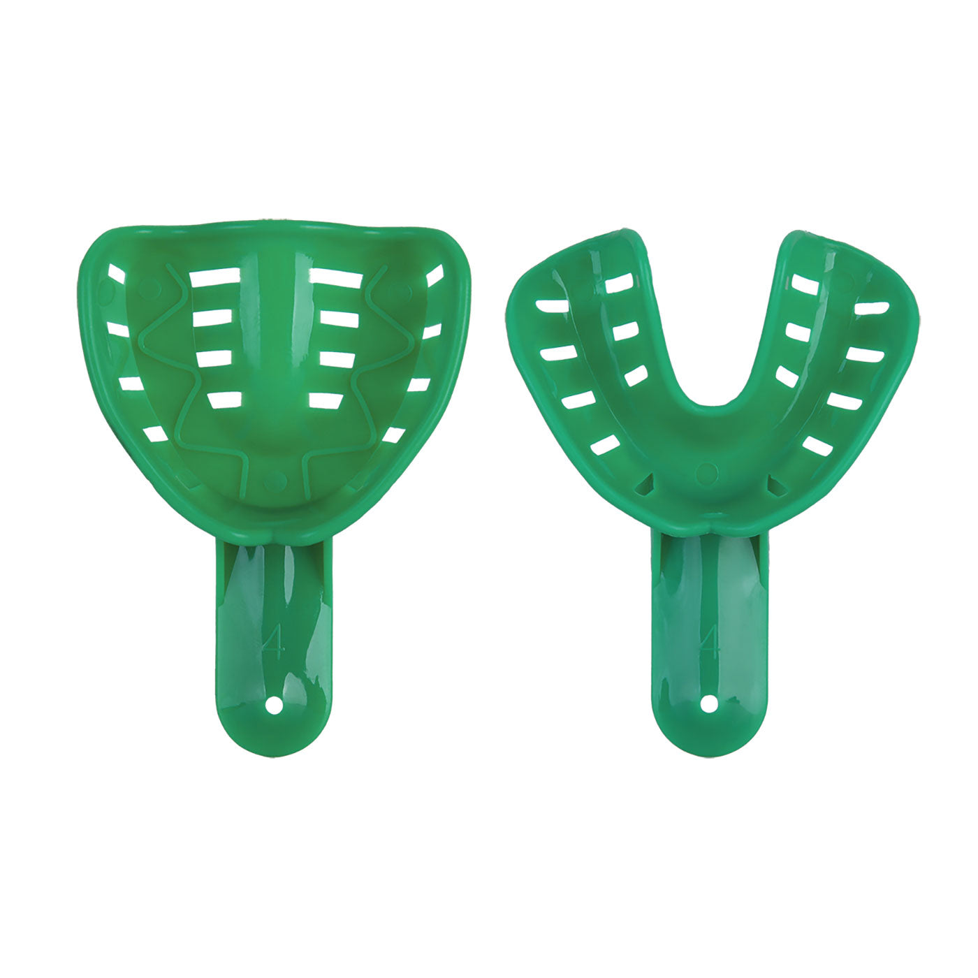 Dental Impression Tray Plastic Autoclavable Teeth Holder, 12Pcs/Pk