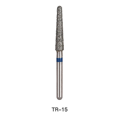 AZDENT Diamond Bur TR 15 Round End Cone 5pcs/Pack-azdentall.com