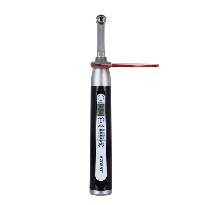 AZDENT Curing Light Wireless LED 1 Second Broad Spectrum 385-515nm 7 Modes 2500mW/cm²-azdentall.com