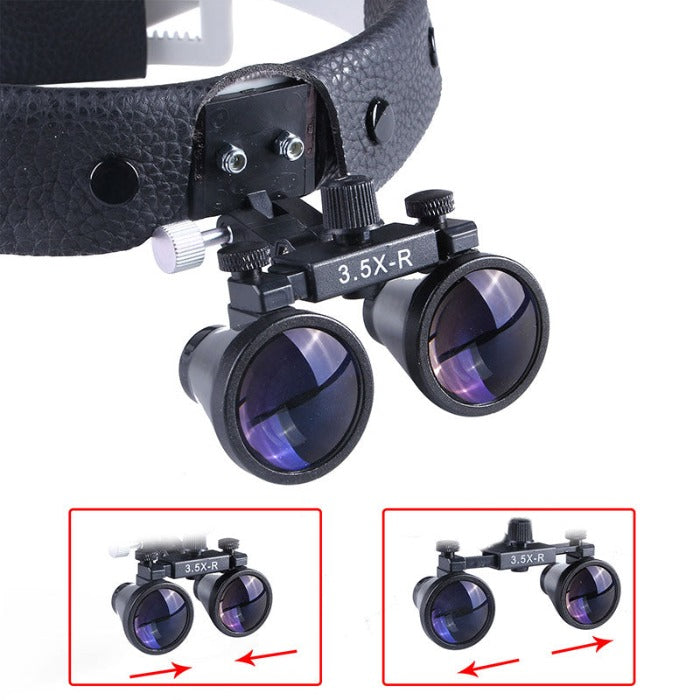 Dental Headband Surgical Binocular Loupes 3.5x Maginification