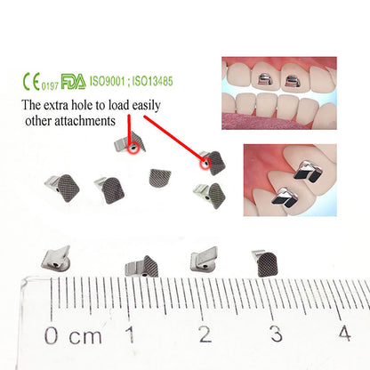 AZDENT Bite Turbos Archwire Brace Buccal Tube Molar Band 10pcs/Bag - azdentall.com