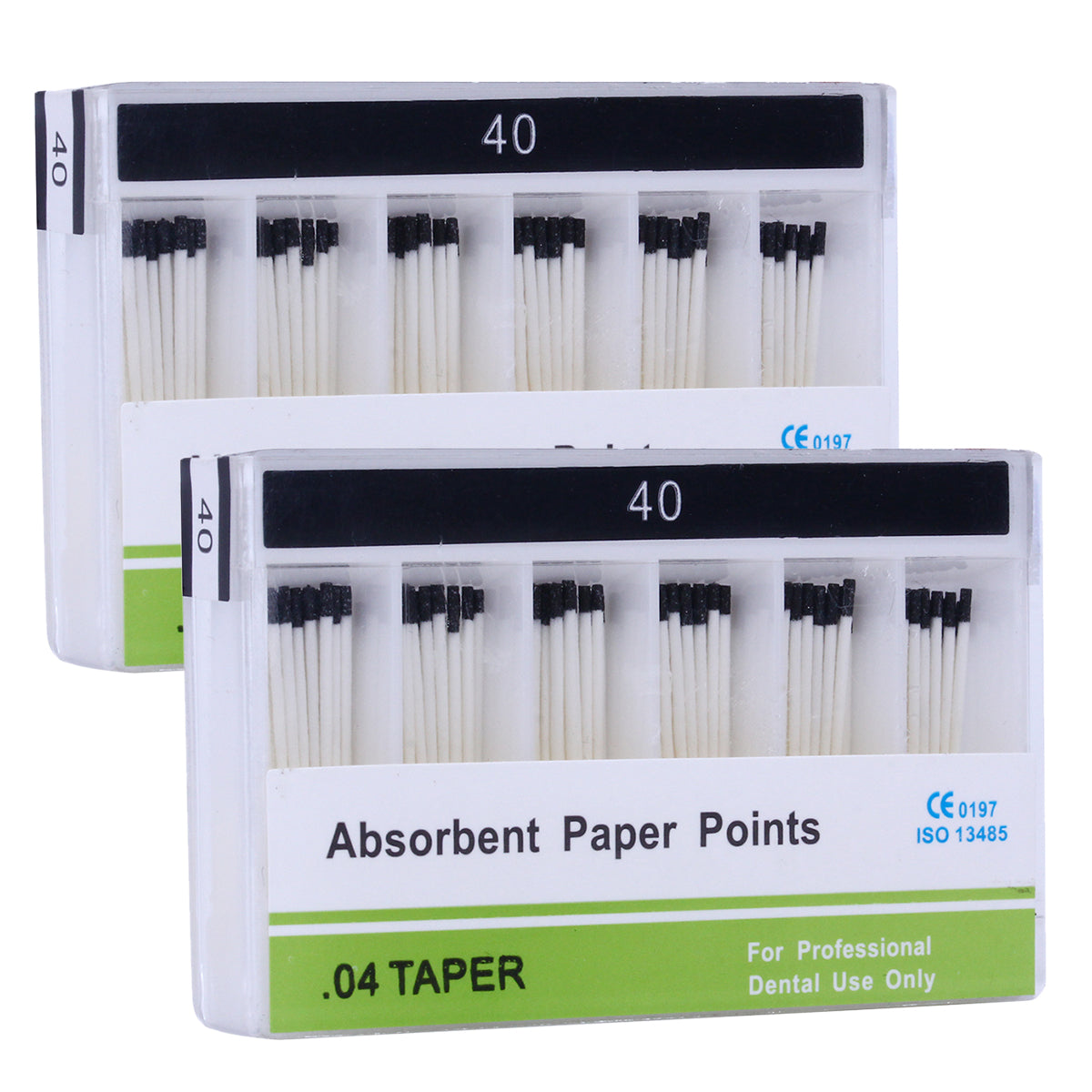 Absorbent Paper Points #15-40 Taper Size 0.04 Color Coded 7 Models 100/Box-azdentall.com