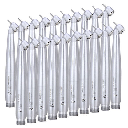 Dental High Speed Handpiece 45 Degree Standard Head Push Button E-Generator LED 2/4 Hole-azdentall.com