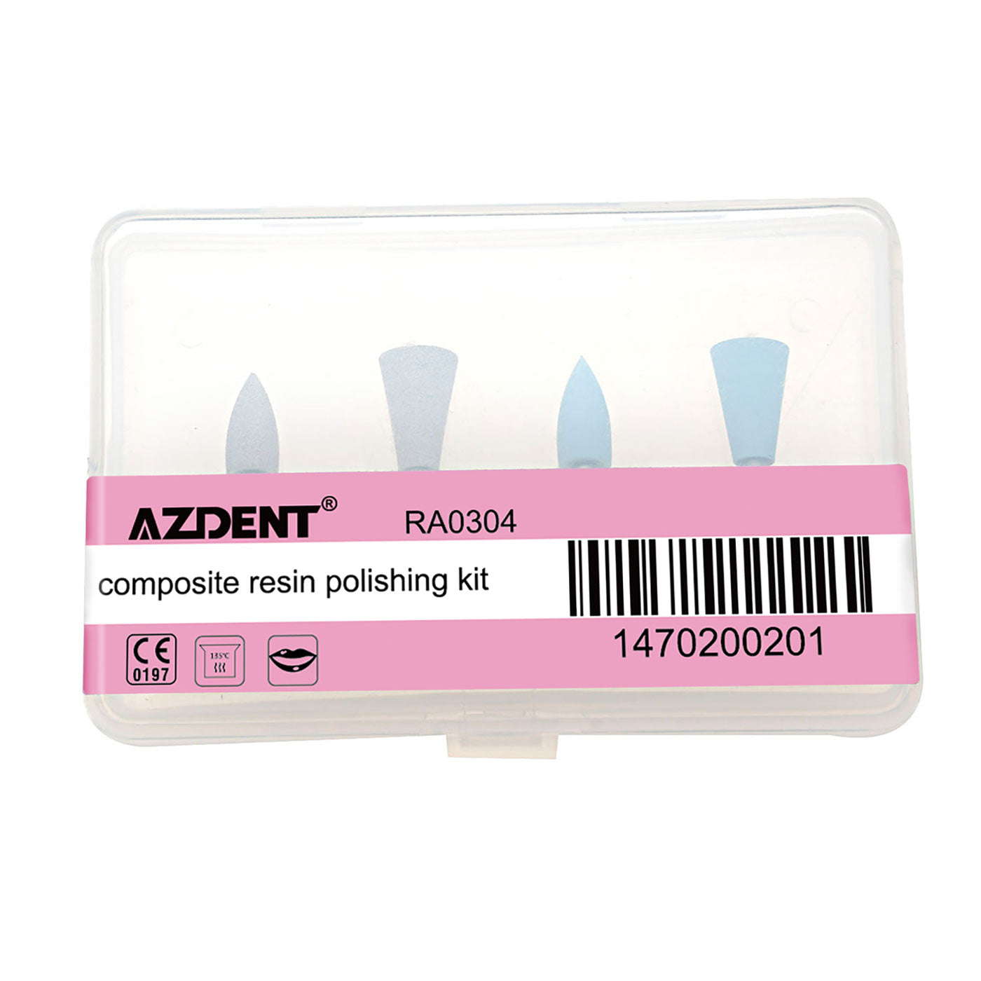 AZDENT Dental Polishing Simple Kit RA 0304 for Composite Resin 4pcs/Kit-azdentall.com