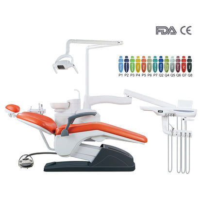 Dental Unit Chair Computer Controlled Hard Leather Doctor's Examination Chair