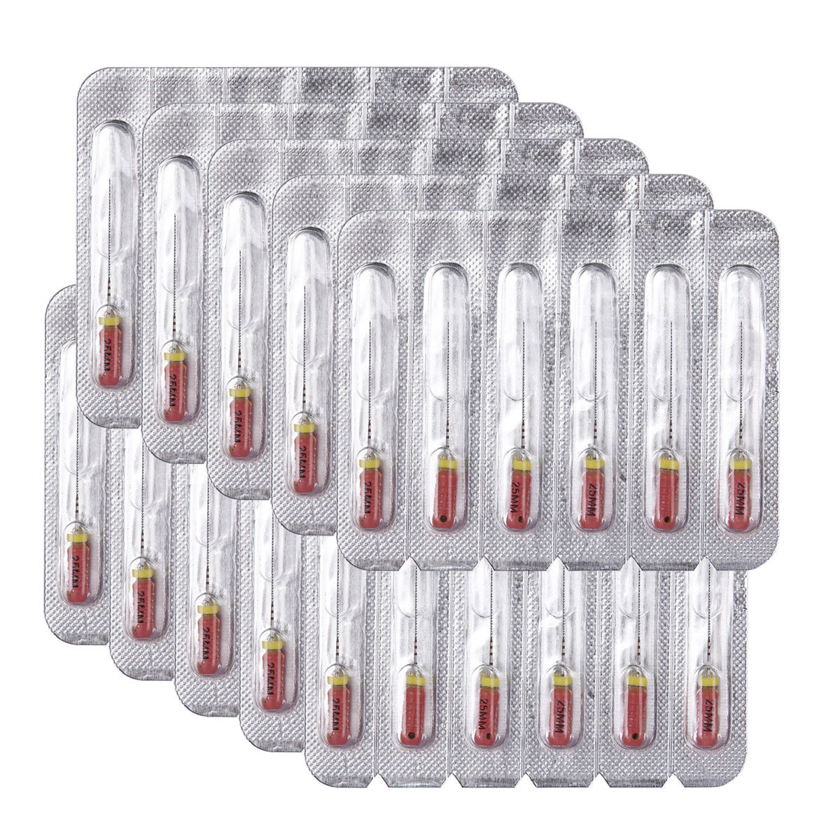 Dental C Files Hand Use Stainless Steel 25mm #6 6pcs/Pack-azdentall.com