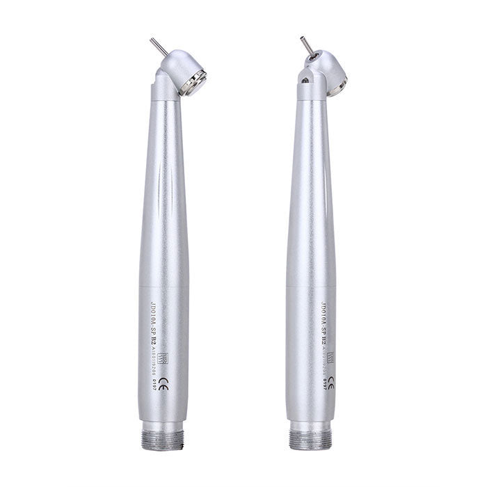 Dental High Speed Handpiece 45 Degree Standard Head Push Button E-Generator LED 2/4 Hole-azdentall.com