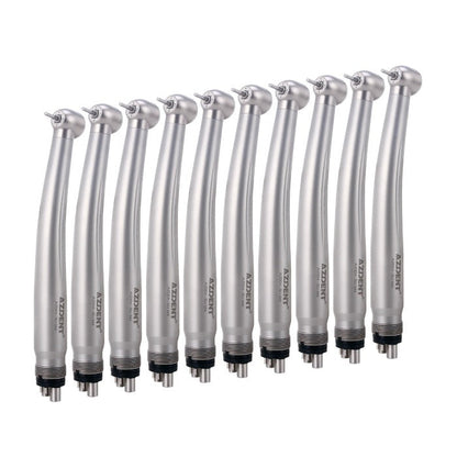 10pcs AZDENT High Speed Handpiece Standard Head Push Button Ceramic Four Way Spray - azdentall.com