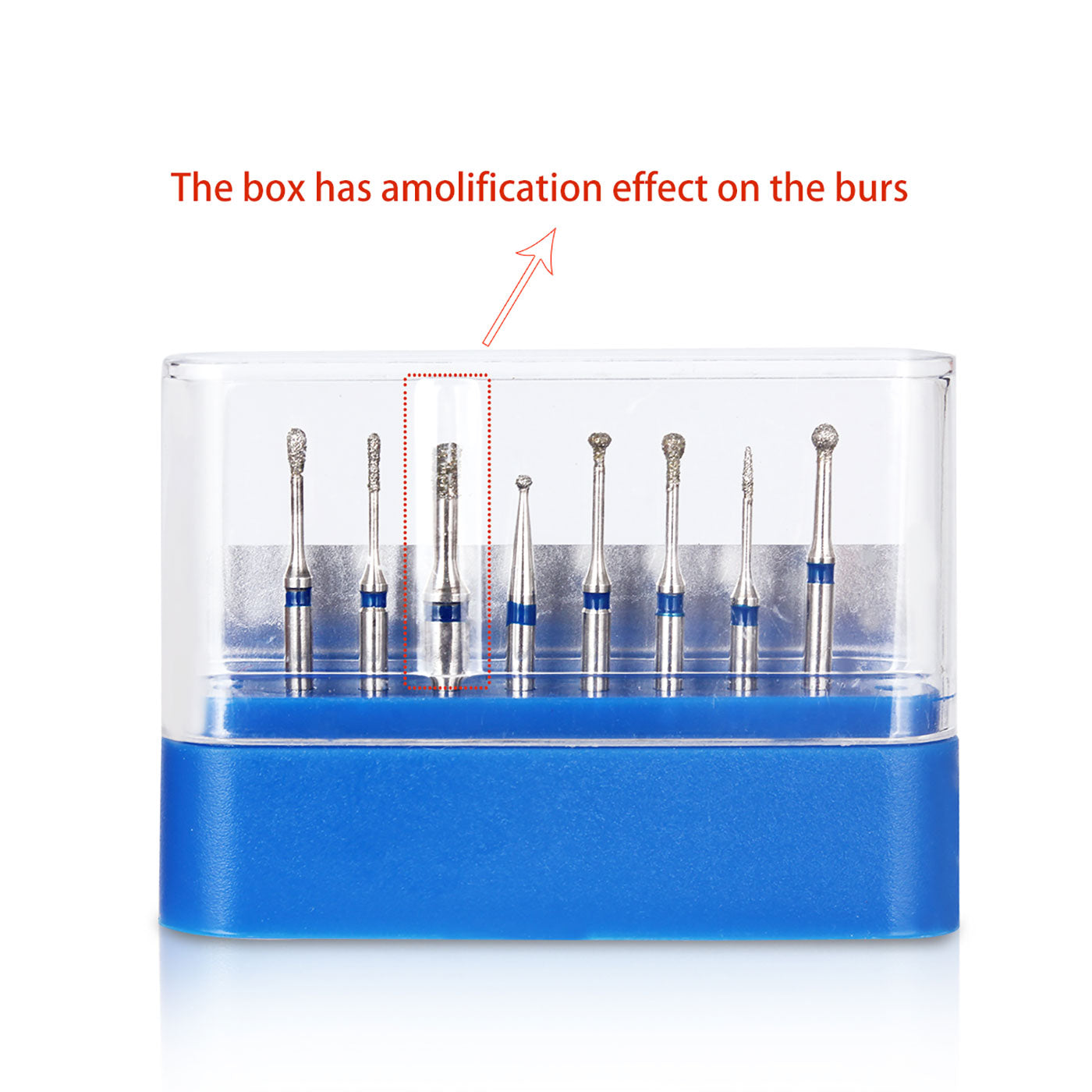 AZDENT Dental Diamond Bur FG-115 Minimally Invasive Cavity Preparation Coarse Kit 8pcs/Kit-azdentall.com