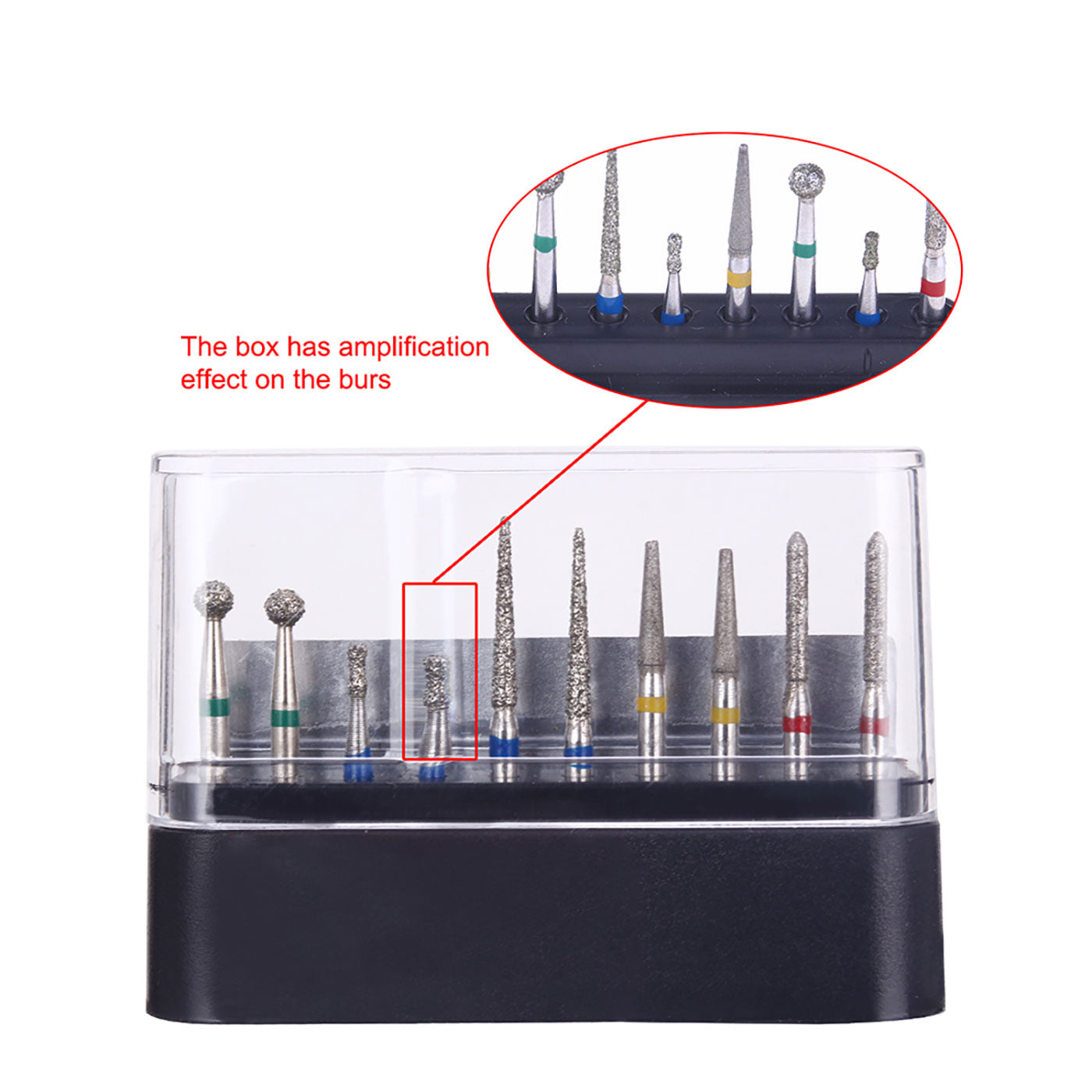 AZDENT Dental Diamond Bur FG-110 Prepartion Repair Kit 10pcs/Kit-azdentall.com