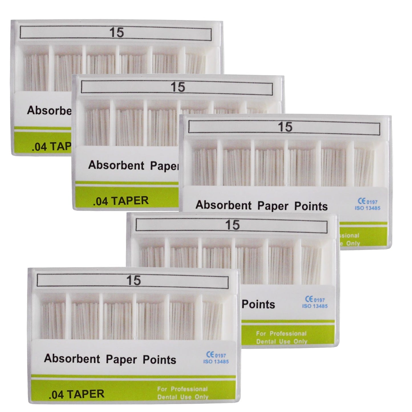 Absorbent Paper Points #15-40 Taper Size 0.04 Color Coded 7 Models 100/Box-azdentall.com