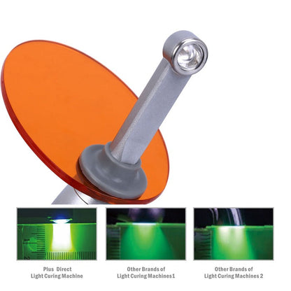 AZDENT Curing Light Wireless LED 1 Second Broad Spectrum 385-515nm 7 Modes 2500mW/cm²-azdentall.com